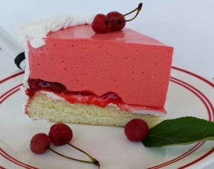 Cake "Cherry Lake" - Торт "Вишнёвое Озеро"