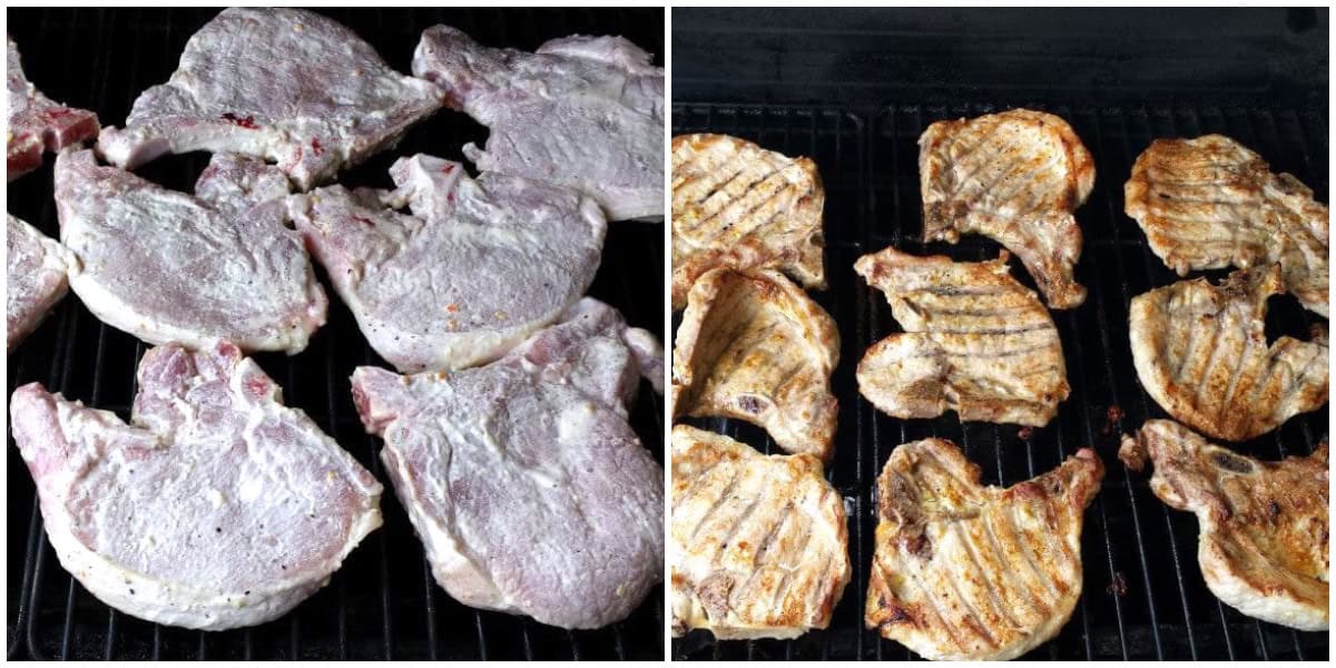 Grill the steaks for about 20 minutes, then flip them over. 