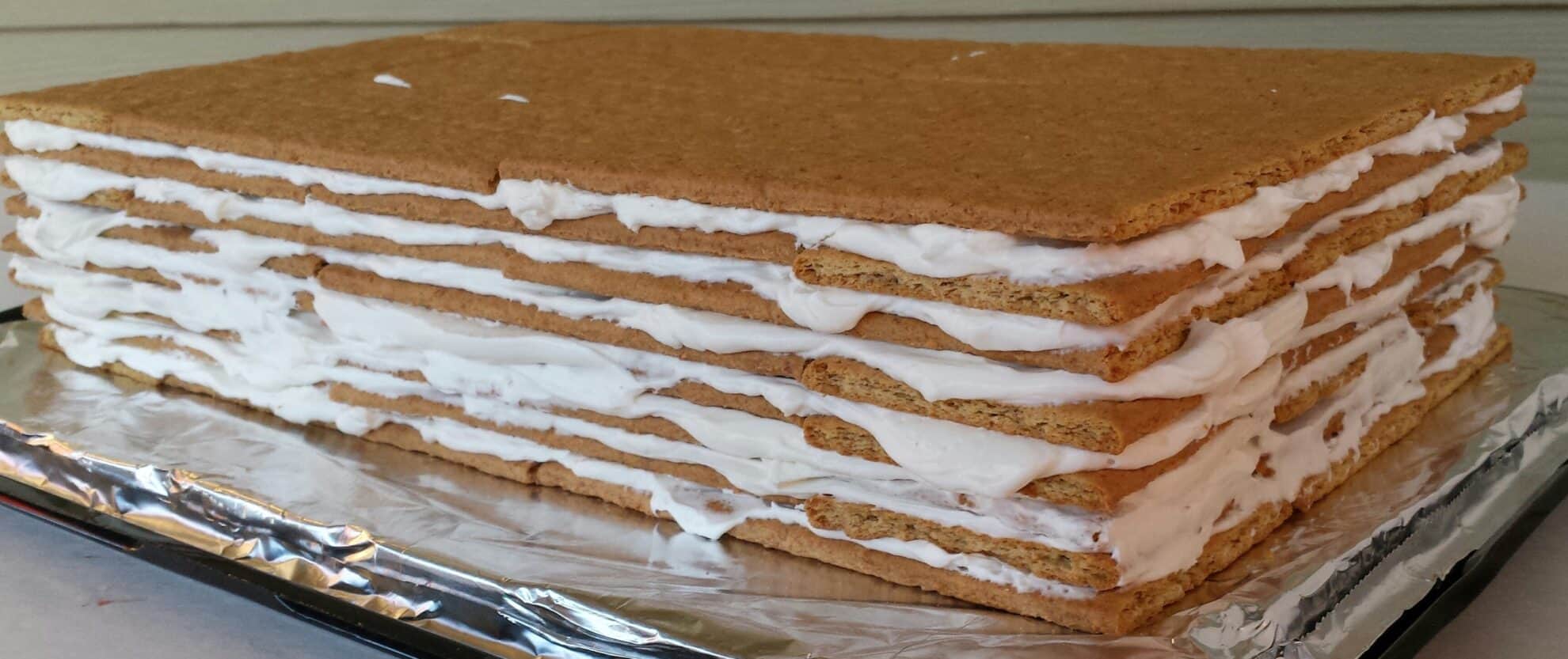 No bake honey graham cracker cake valya s taste of home