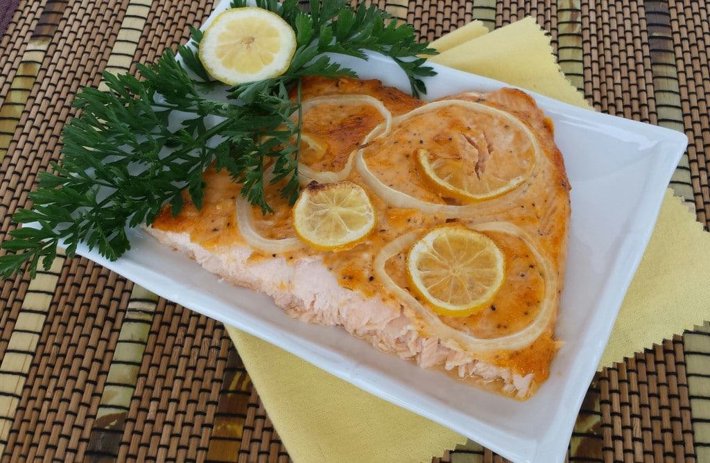 Lemon Pepper Baked Salmon