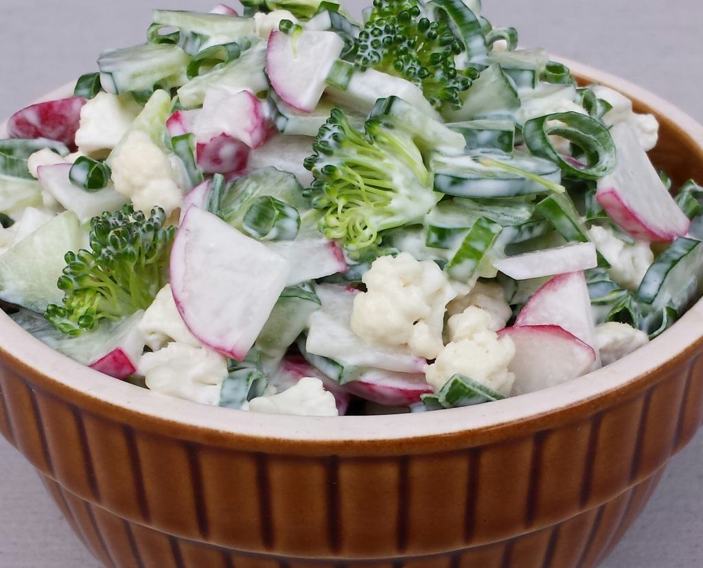 Cucumber/Coliflower/Redish/Brocholi Salad Recipe