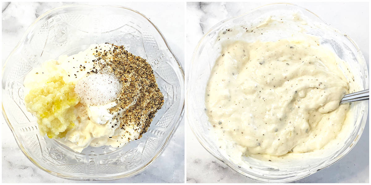 How to make mayonnaise mixture