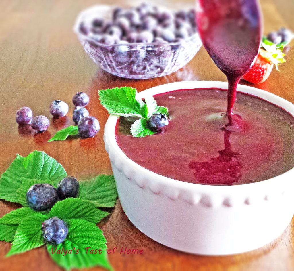 Blueberry Coulis Sauce