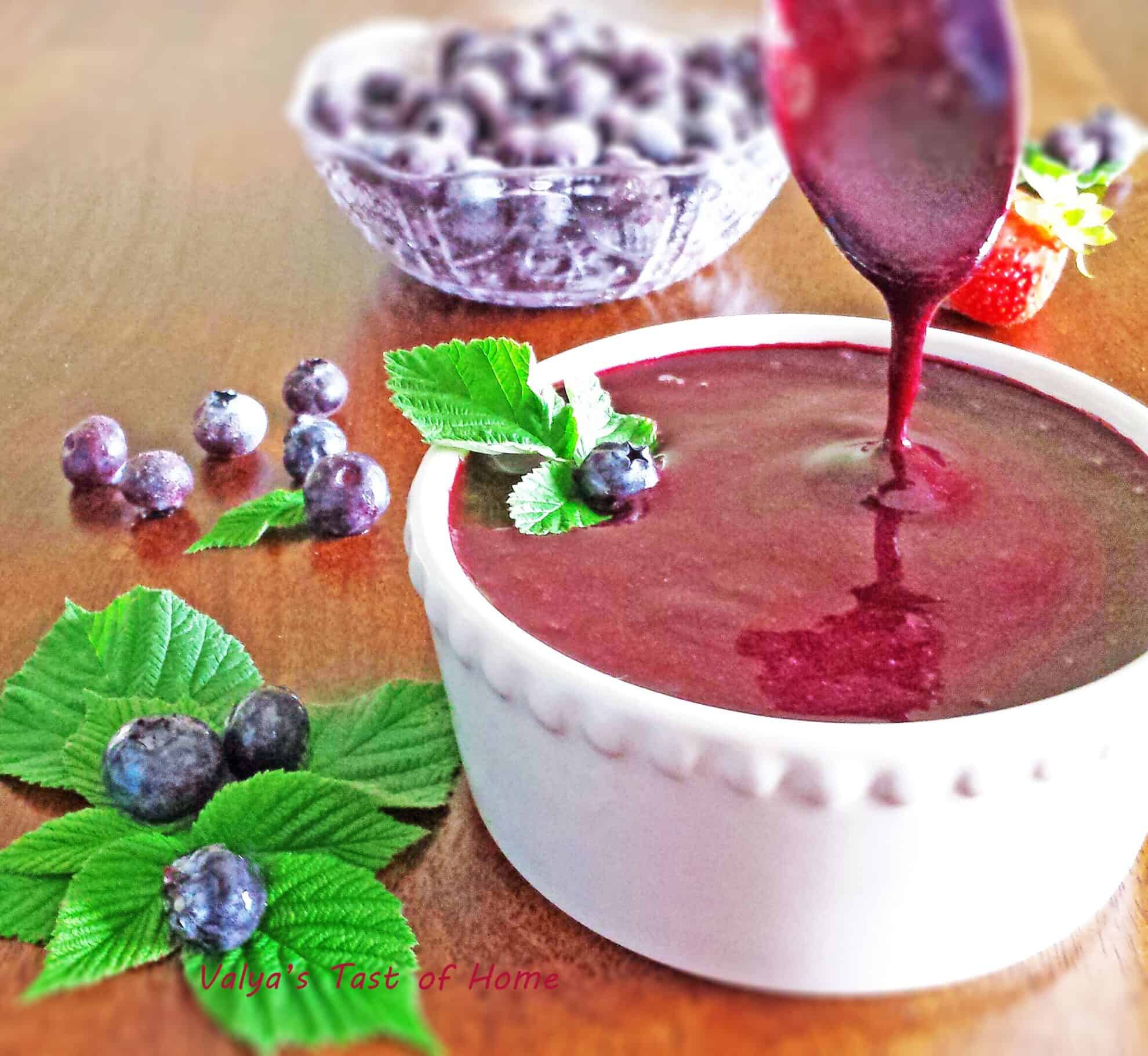 Blueberry Coulis Sauce