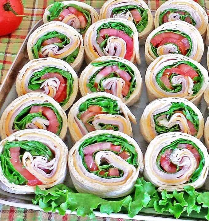 Turkey Pinwheels Appetizers