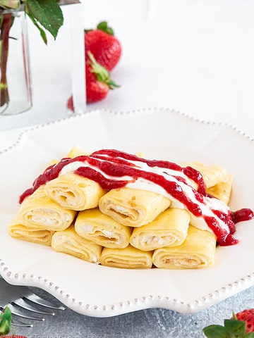If you're looking for delicious, filled crepes that are soft and absolutely melt in your mouth, then you need to try Nalisniki!