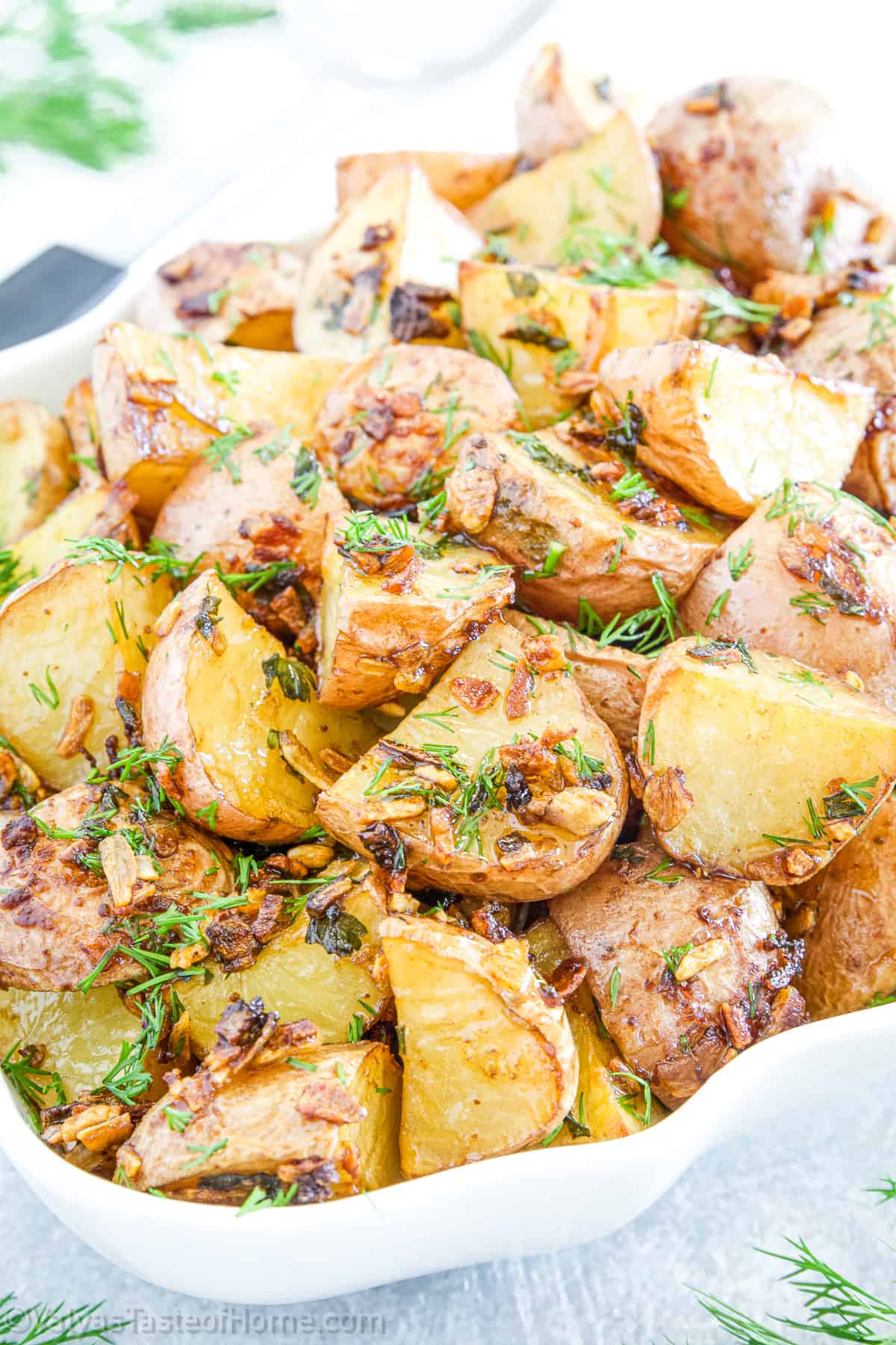 Onion roasted potatoes is a classic dish that's been given a flavor-packed twist.