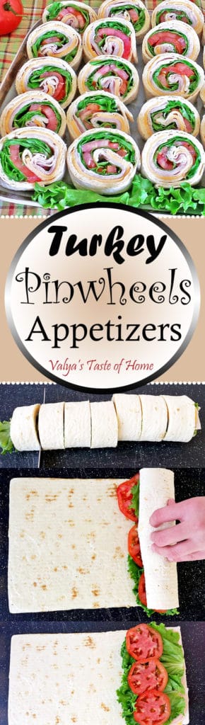 Turkey Pinwheels Appetizers
