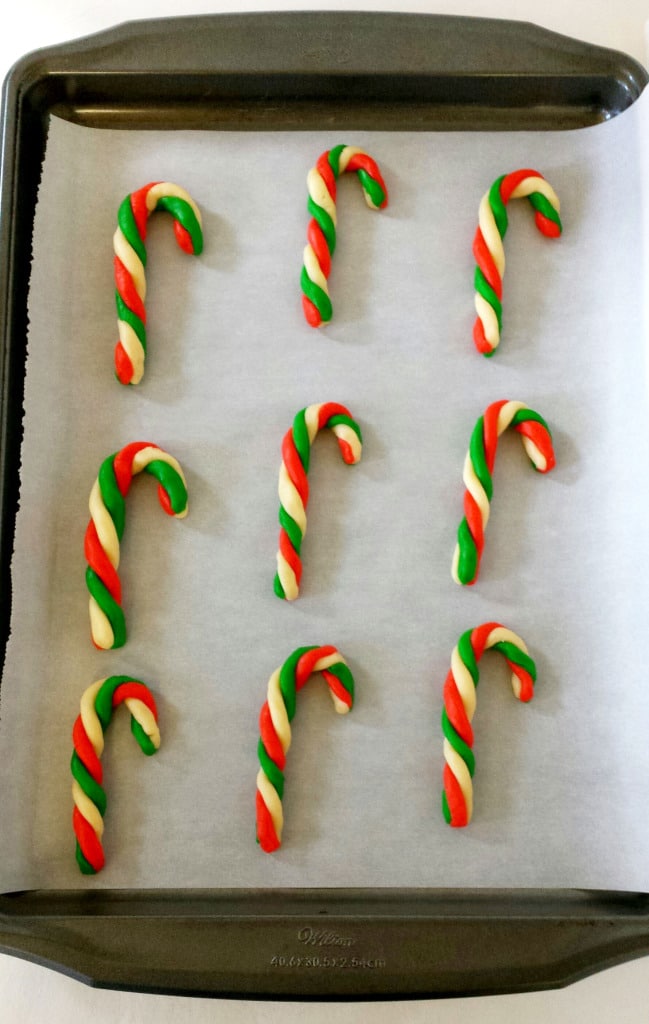 Mint Candy Cane Cookies