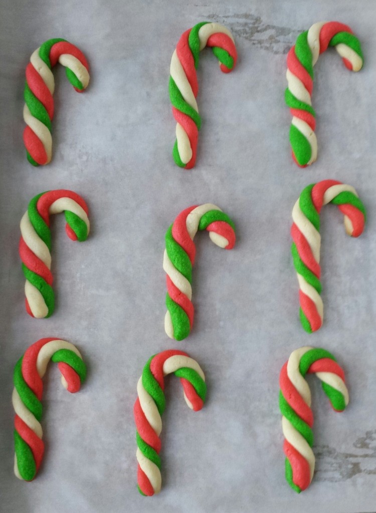 Mint Candy Cane Cookies