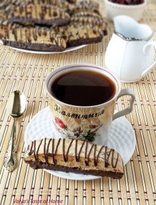 Dark Chocolate Cranberry and Pecan Biscotti