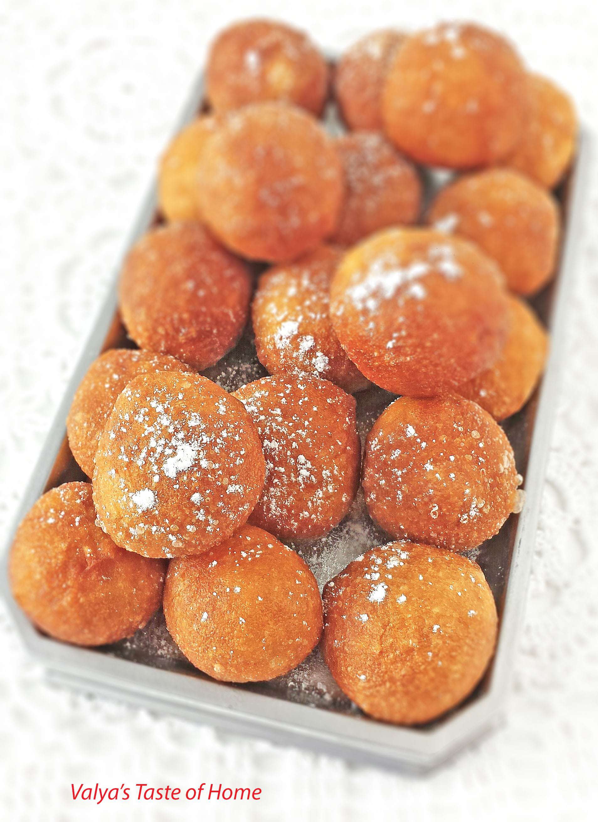 Ponchiki with Cherries - Пончики