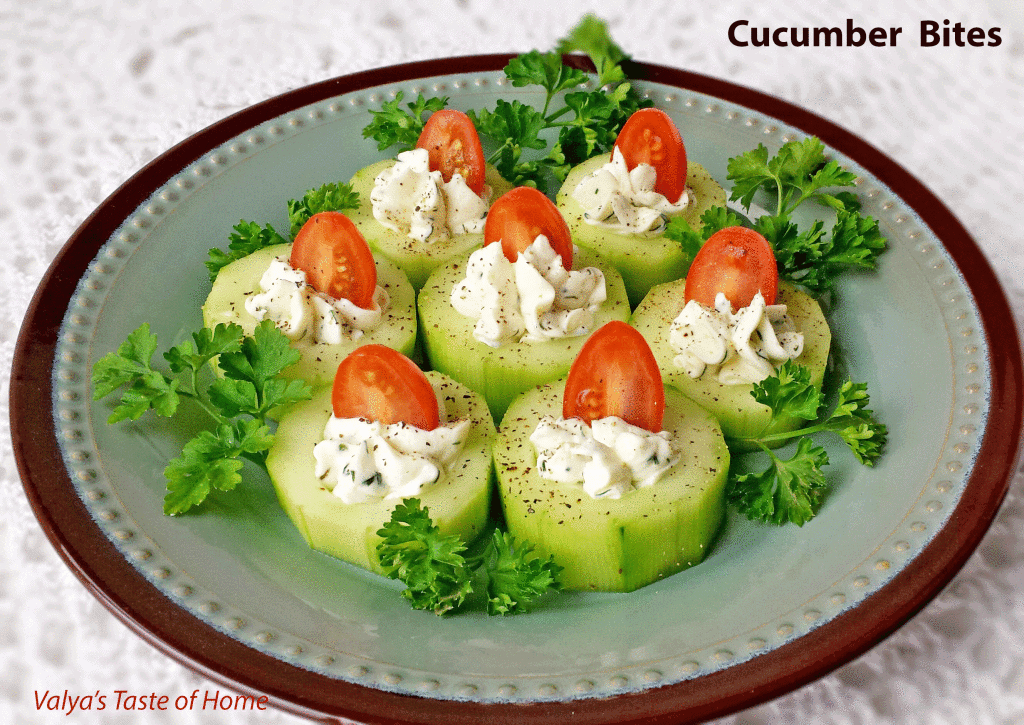 Cucumber Bites Appetizers