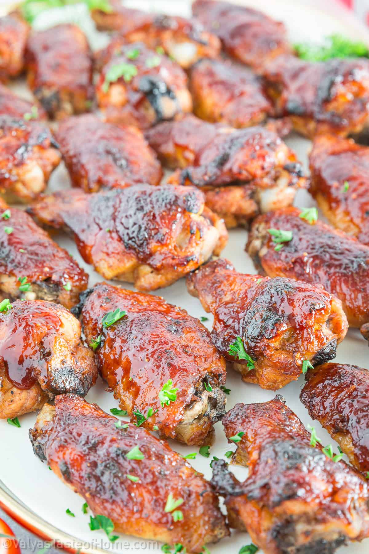 hese wings are a family favorite. They're perfect for a casual family meal, and the leftovers (if there are any!) are great for packed lunches.