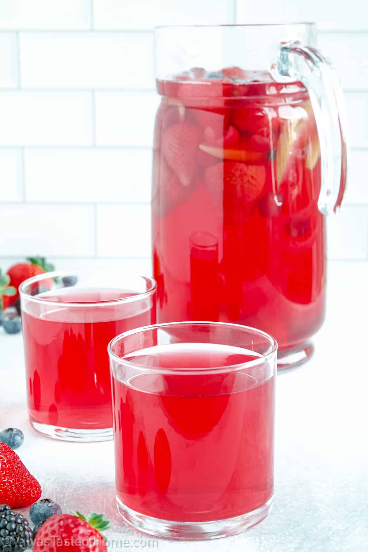 Kompot is a soft drink substitute for juice, made by cooking fruits in a large volume of water. This drink is very popular in Eastern Europe (and in my house) and can be served warm or cold. 