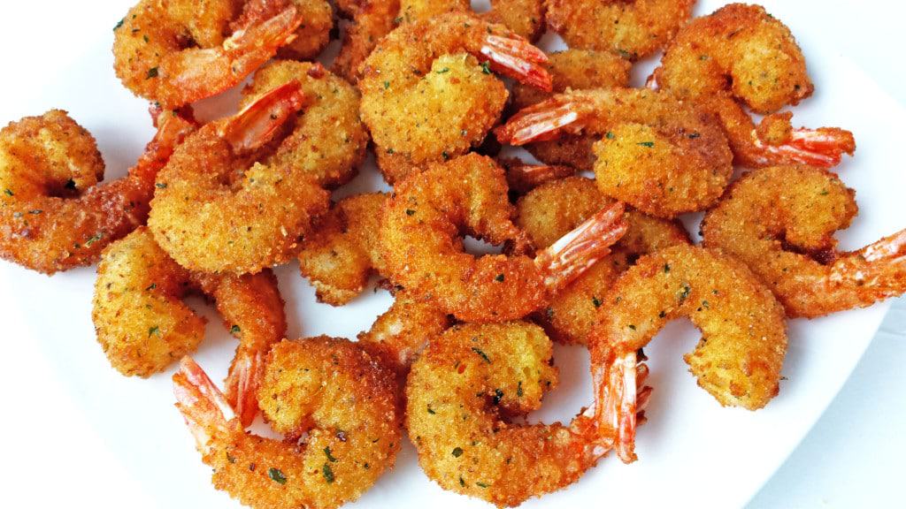 Lemon Pepper Crispy Shrimp