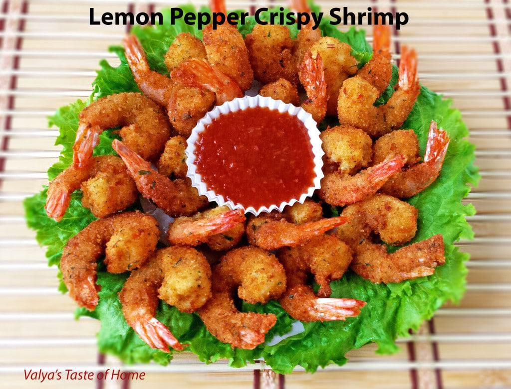 Lemon Pepper Crispy Shrimp