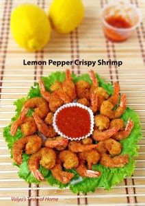 Lemon Pepper Crispy Shrimp