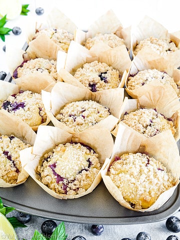 Blueberry muffins are a classic breakfast treat that can brighten up any morning.