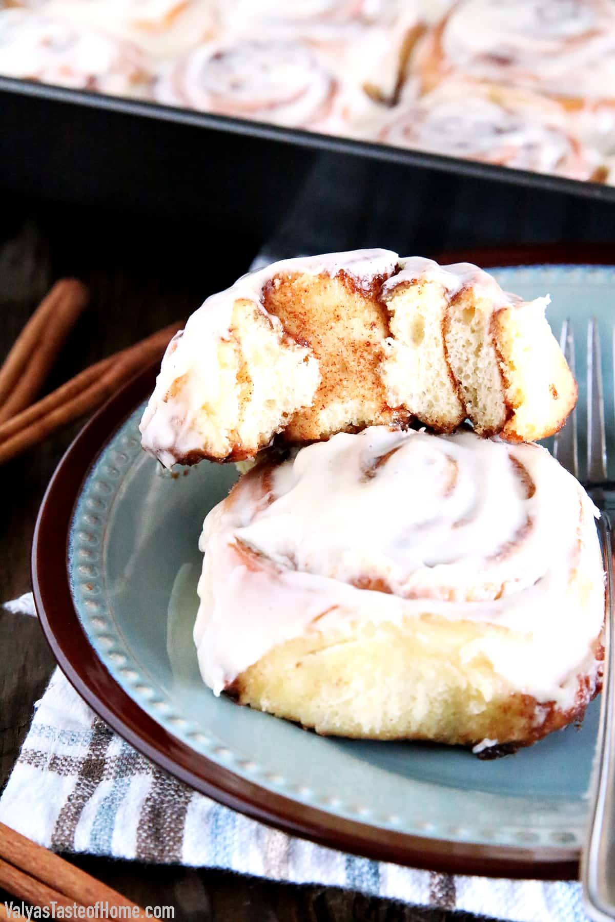 This Soft Cinnamon Rolls recipe will give you perfect soft, fluffy, and moist rolls every time, thanks to the quick and easy secret technique!