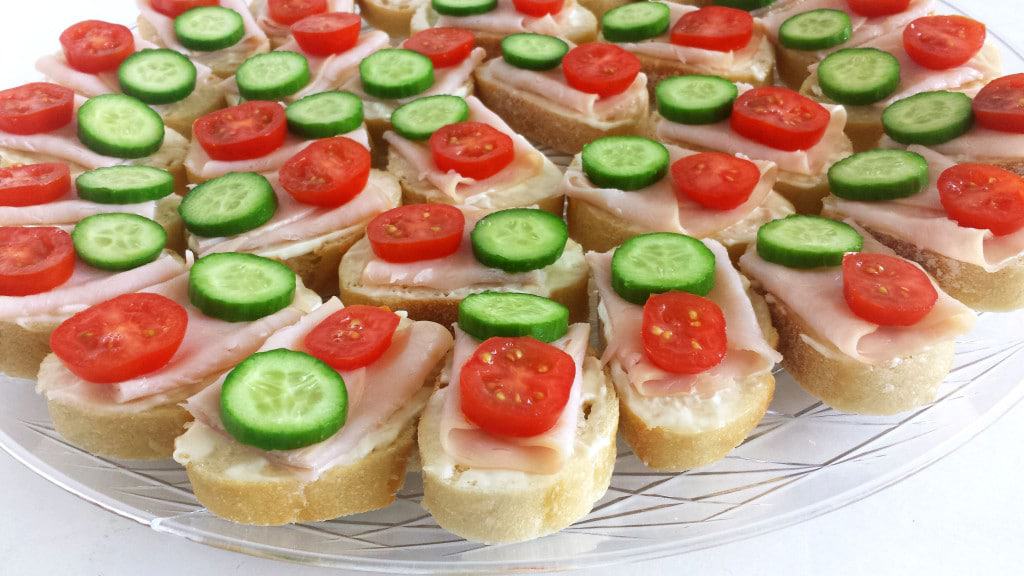 Smoked Turkey Canapes