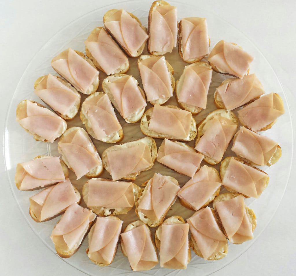Smoked Turkey Canapes