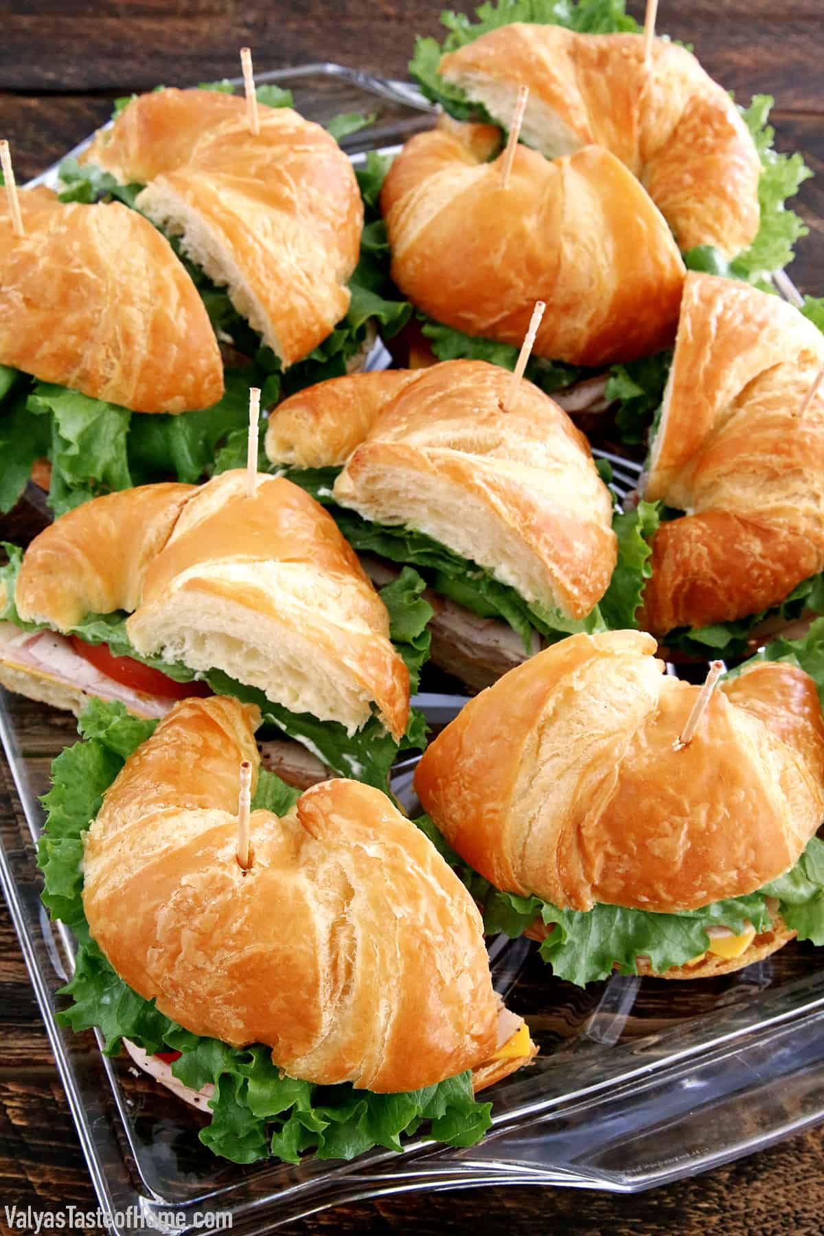 Are you planning a party or a tea get-together but short on time? I've got a perfectly quick and scrumptious appetizer idea for you! These Turkey Croissan'wich Appetizers are very well-loved in our family. The perfect way to add vegetables to picky children's diets.