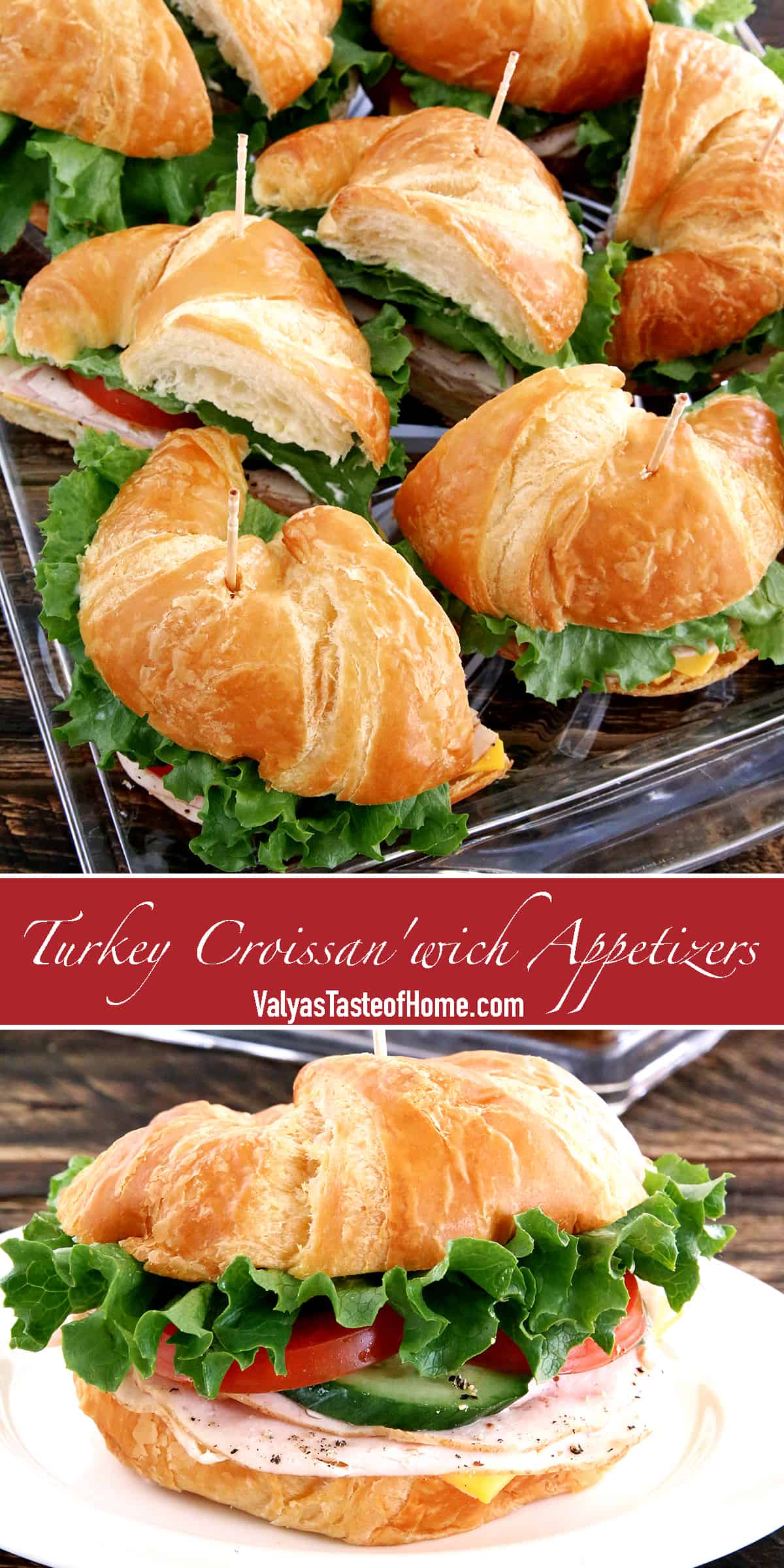 Are you planning a party or a tea get-together but short on time? I've got a perfectly quick and scrumptious appetizer idea for you! These Turkey Croissan'wich Appetizers are very well-loved in our family. The perfect way to add vegetables to picky children's diets.