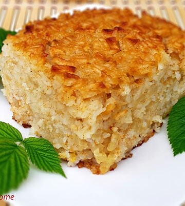 Rice Zapekanka with Apples