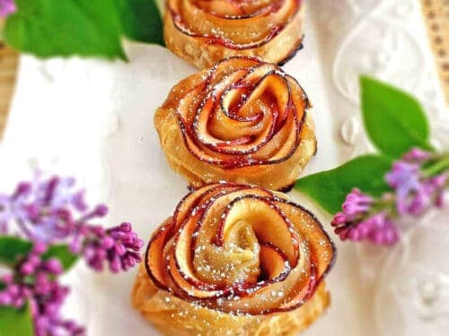 Easy Puff Pastry Apple Roses - House of Nash Eats