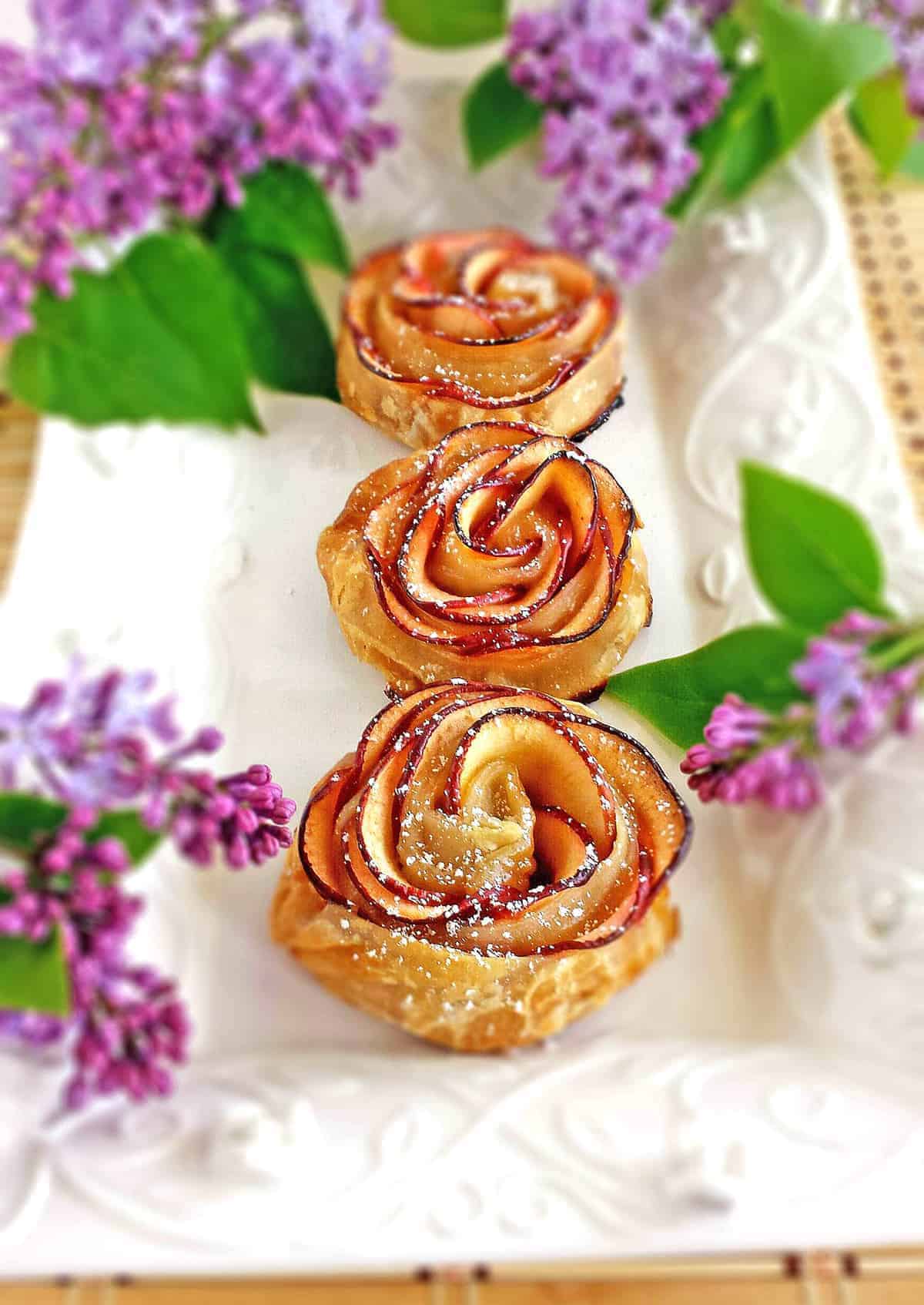 Apple Dessert Roses