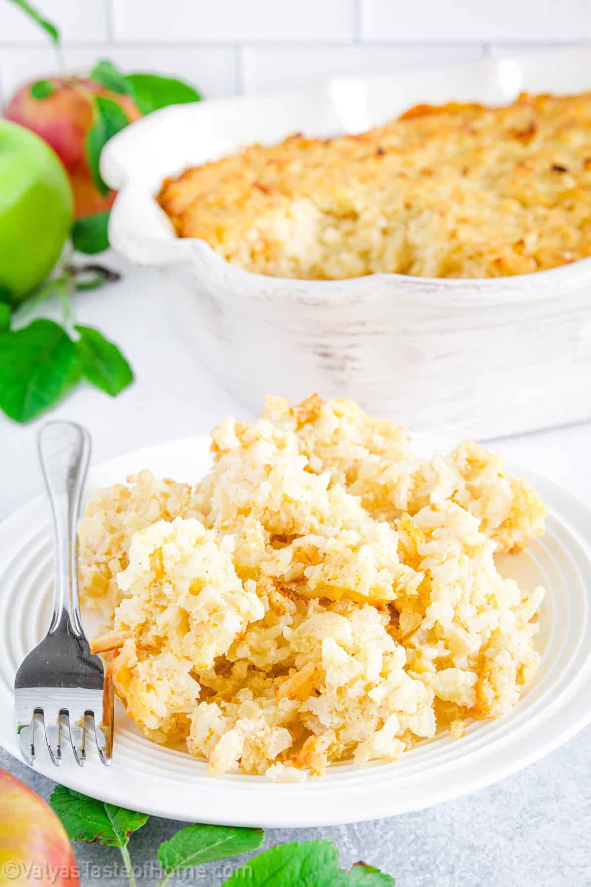 There are two versions of zapekanka, and I'll share both of them with you today. The plain version, a traditional favorite, is a wonderful choice for those looking to savor the original flavor. 