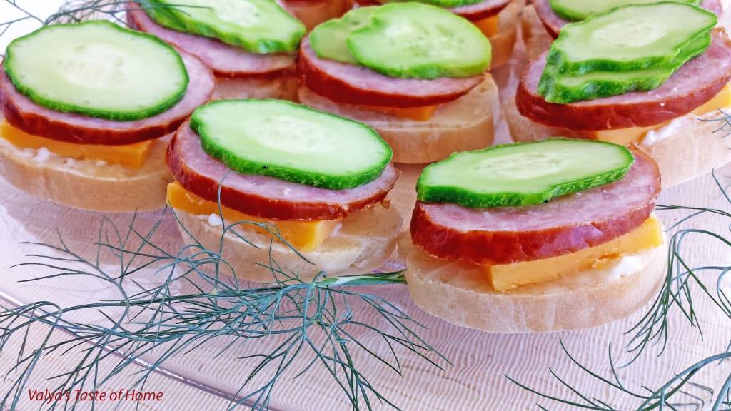 Tea Canapés Appetizers