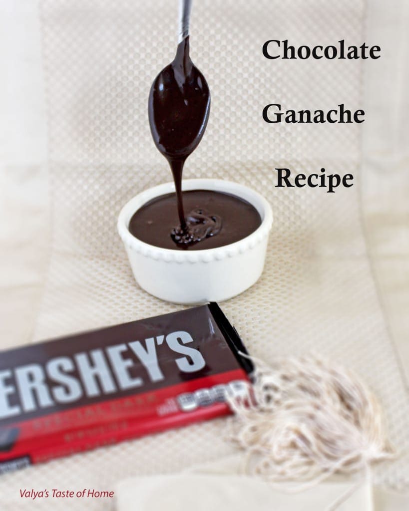 Simple Chocolate Ganache Recipe Valya's Taste of Home