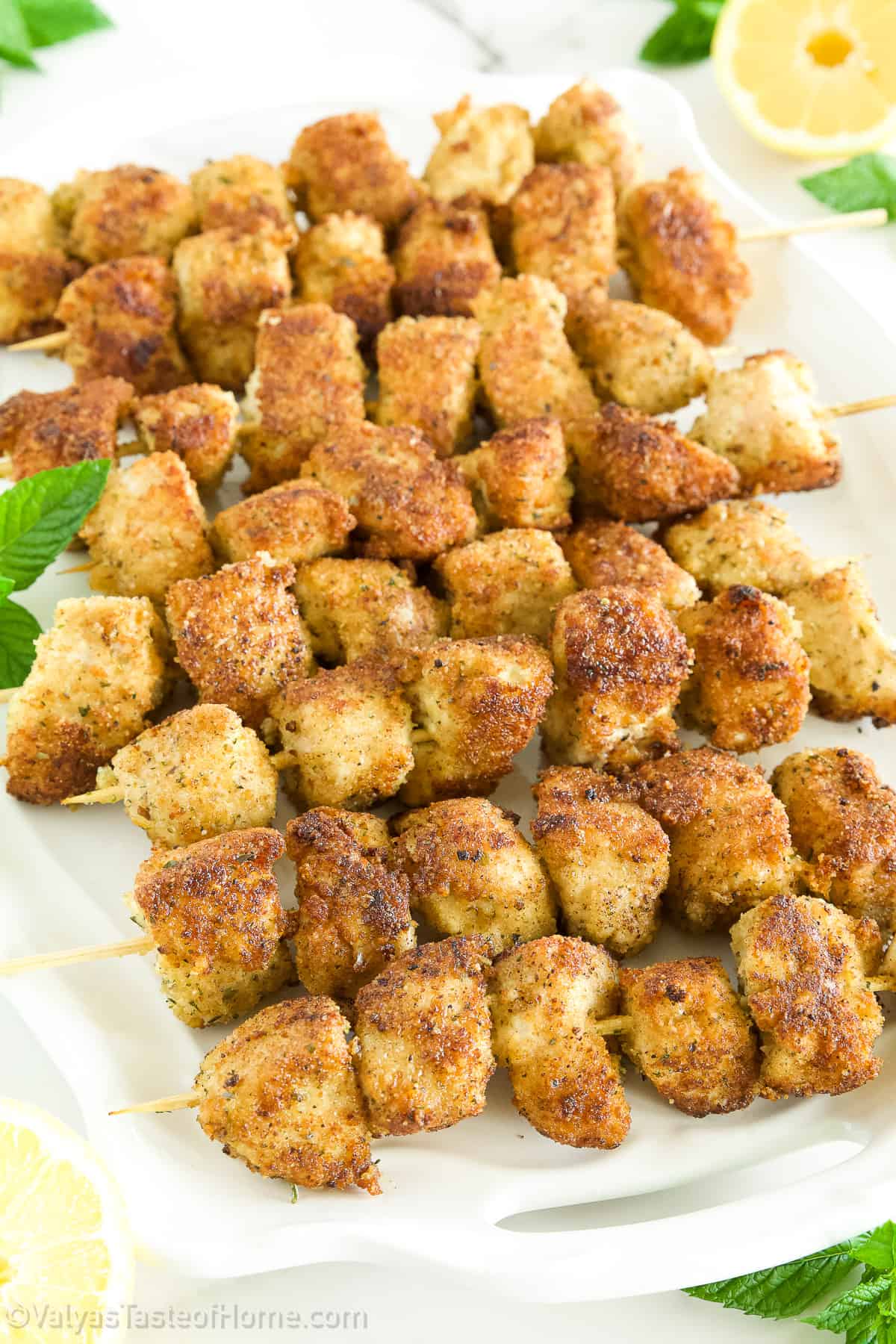Parmesan Grilled Vegetable Skewers - Oh So Delicioso