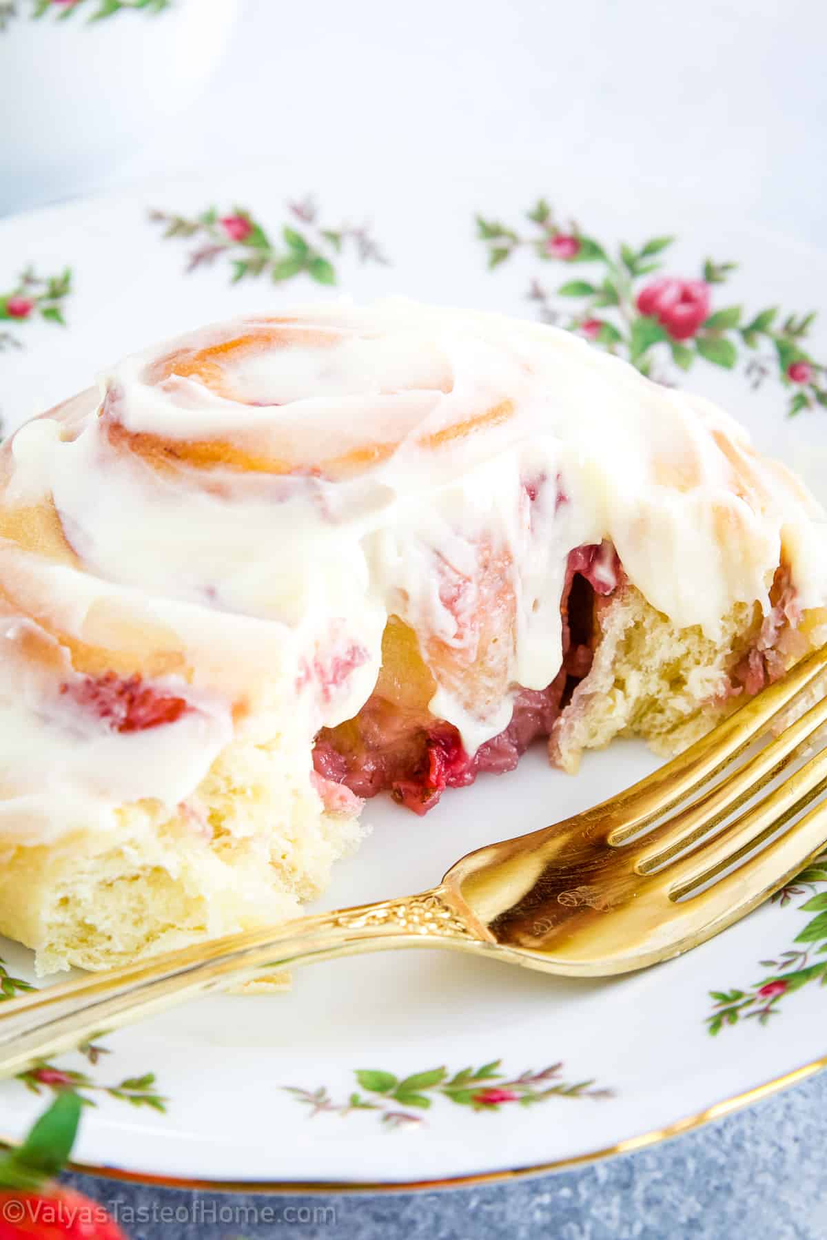 Strawberry cinnamon rolls are a delicious version of the classic cinnamon roll! What sets them apart is the sweet and tangy strawberry filling that they are filled with.