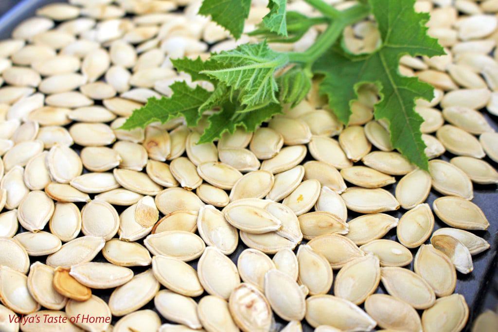 Roasting pumpkin seeds bring especially a lot of sweet childhood memories to me.