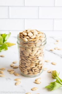 This Pumpkin Seeds Recipe is one of the easiest and most delicious fall snacks you can ever make!