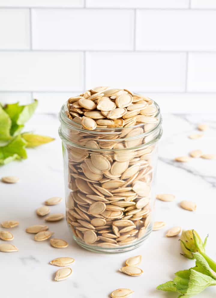 This Pumpkin Seeds Recipe is one of the easiest and most delicious fall snacks you can ever make!
