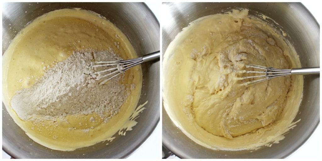 Sharlotka with Caramel and Cinnamon Crumb Topping