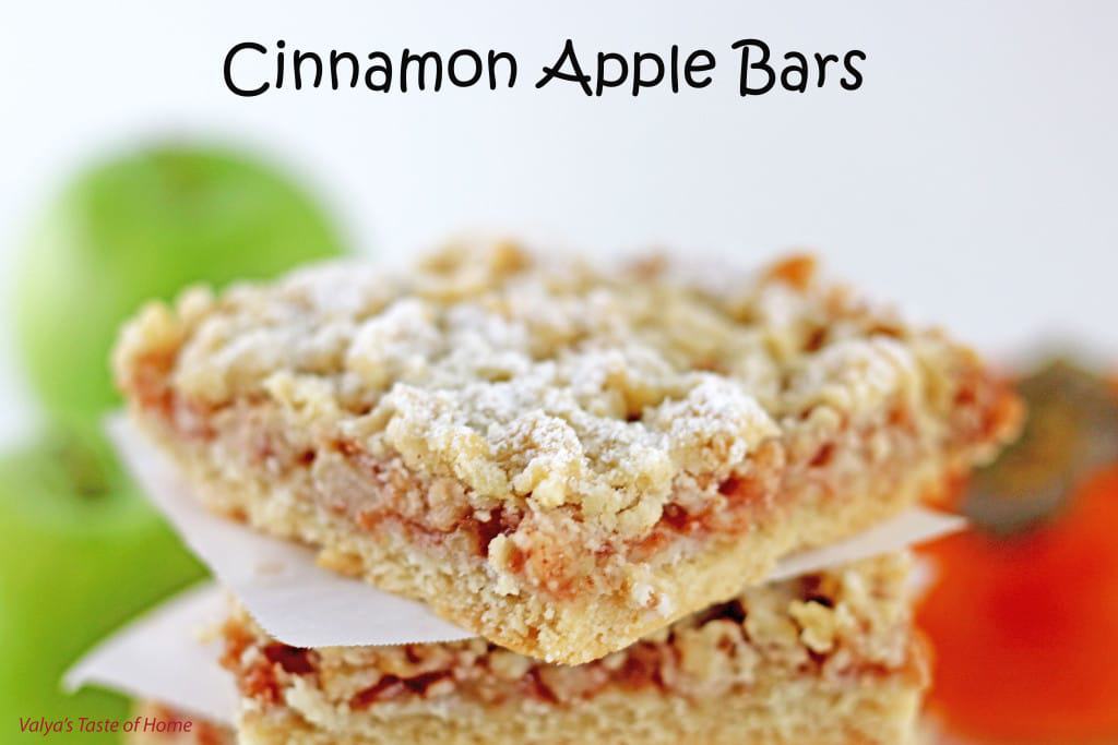 Cinnamon Apple Bars