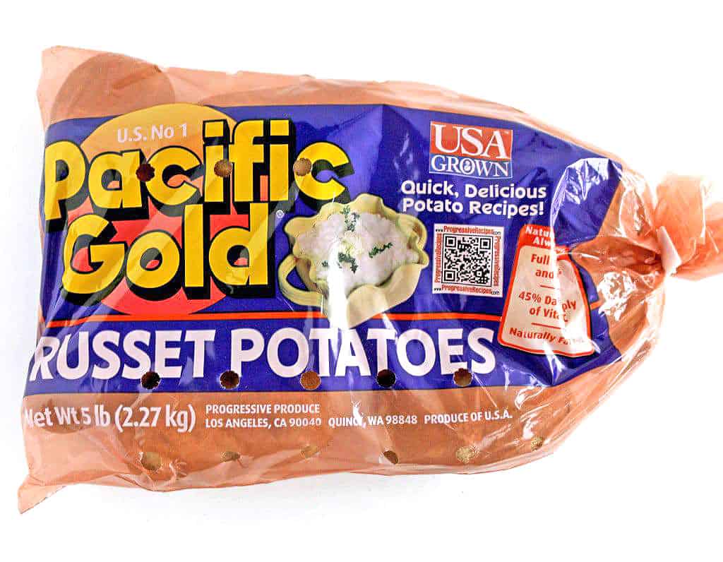 Russets are the go-to potatoes for mashed potatoes due to their high starch content. 