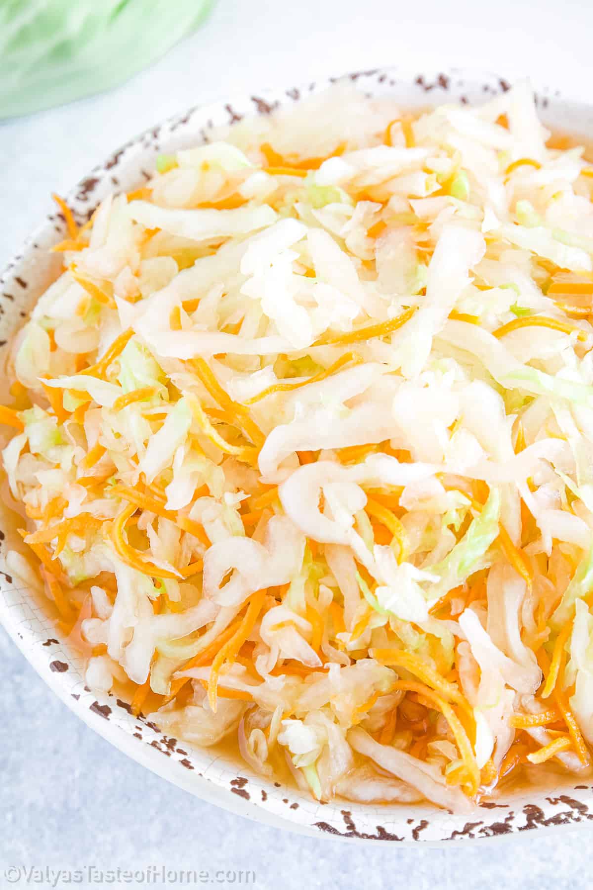 Sauerkraut is a type of fermented food, widely loved for its tangy flavor and various health benefits.