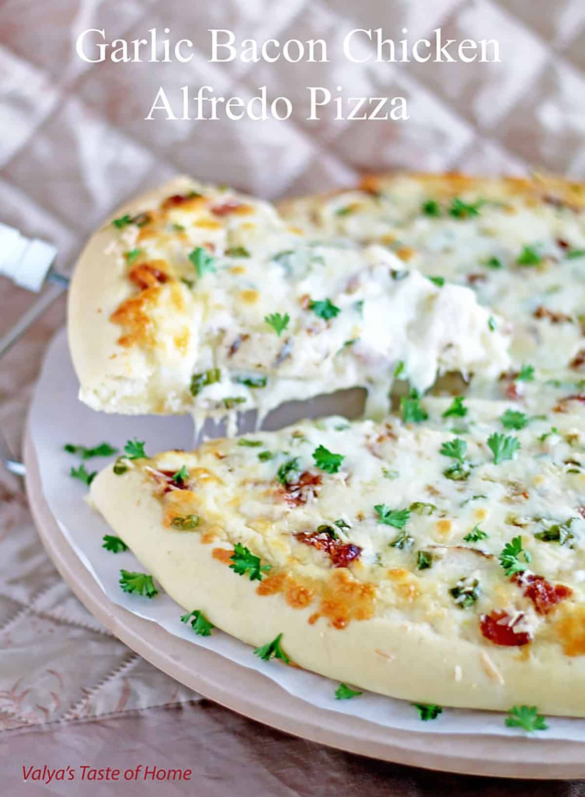 This allows the cheese to set and prevents it from sliding off when you cut the pizza.