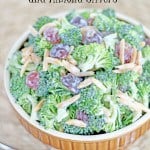 Broccoli Salad with Grapes and Almond Slivers Recipe