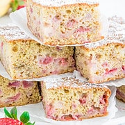 Strawberry coffee cake is a type of cake coffee cake that features the delicious flavor of fresh strawberries with everything we love about coffee cakes.