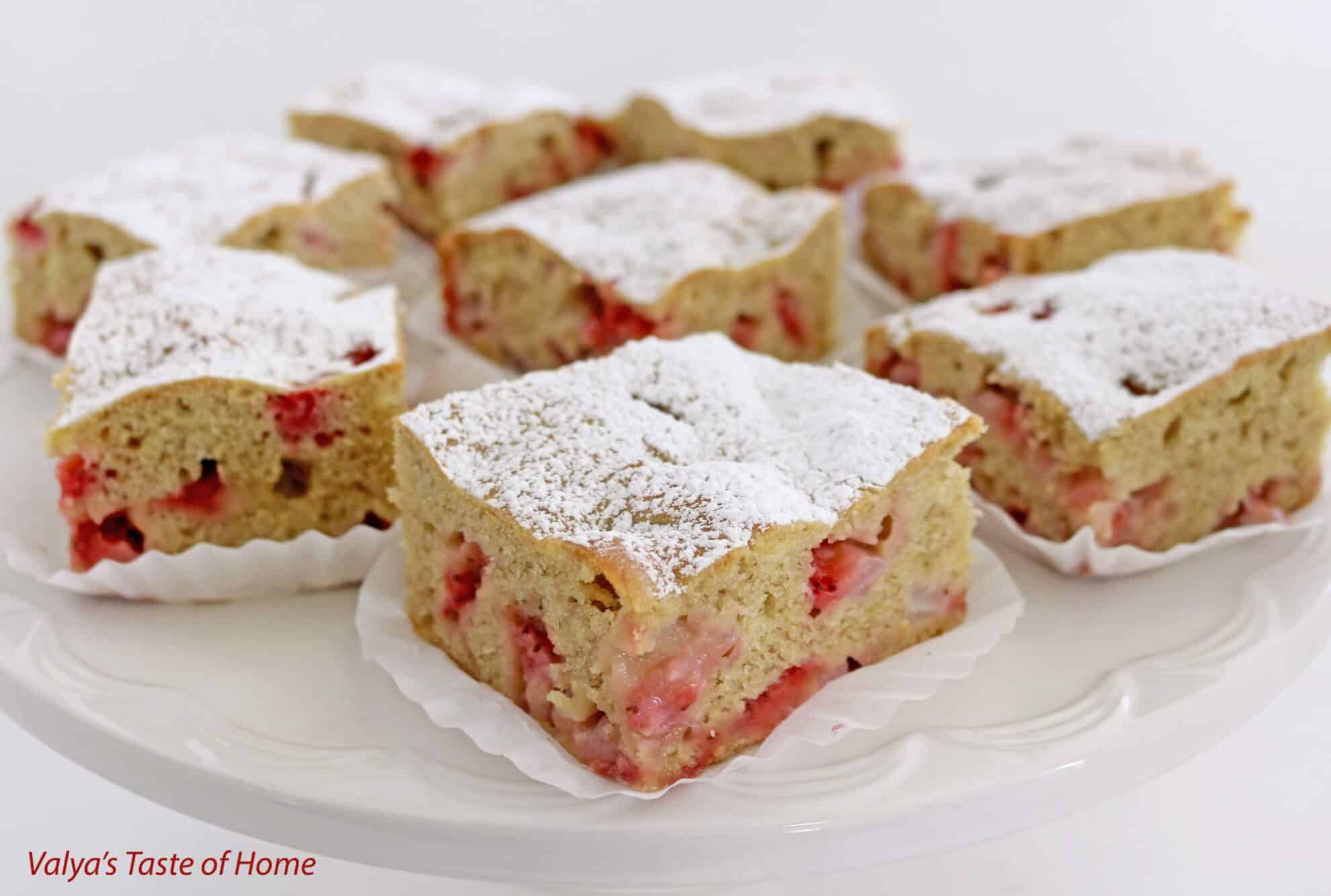 Strawberry Banana Coffee Cake
