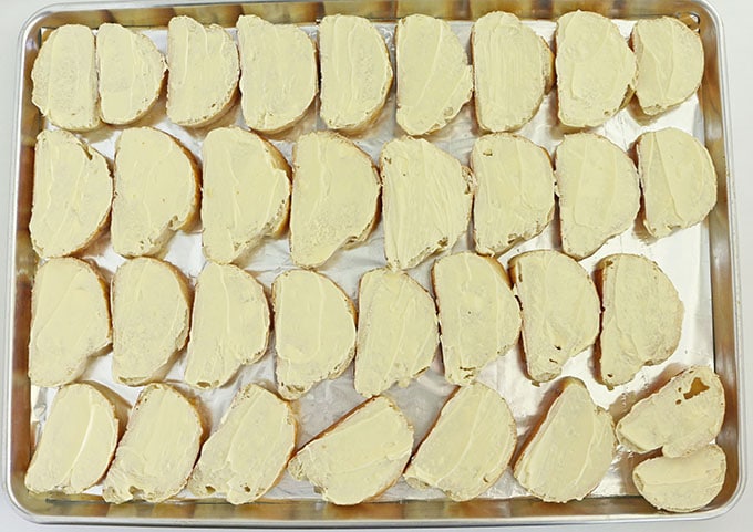 spread soften butter on each slice of bread