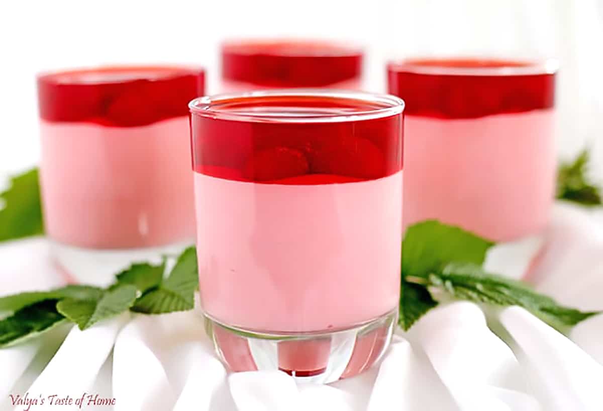 These delicious Greek Yogurt Raspberry Jell-O Mousse Dessert cups are very easy to put together but are a great mouth-pleaser. They can easily be made ahead of time and are very attractive on the dessert table.