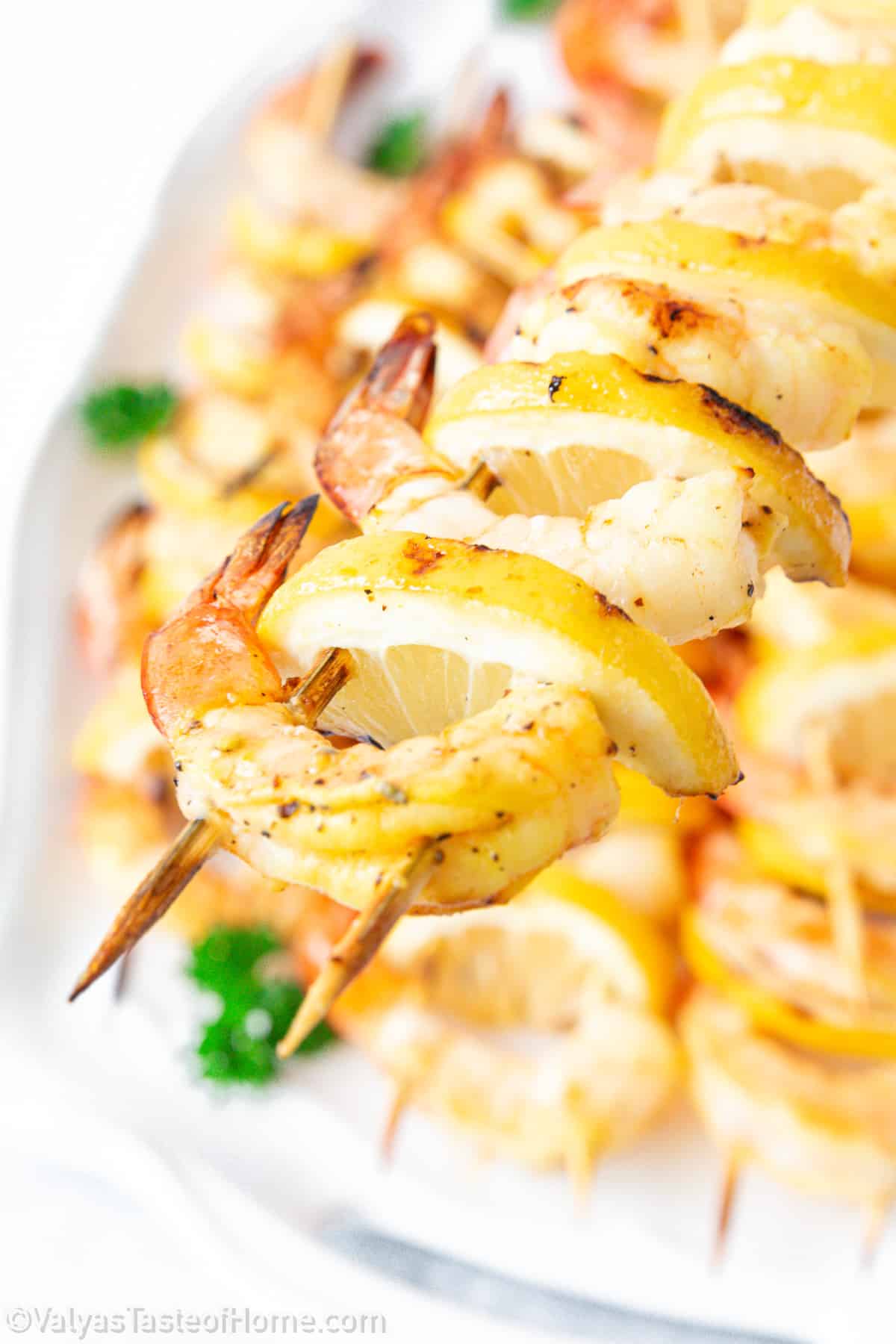 The combination of juicy shrimp, marinated in a tantalizing blend of lemon juice, olive oil, along with lemon pepper seasoning delivers a mouthwatering taste that will leave you craving for more. 